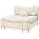 Camellia Field Cornsilk and Caramel Upholstered Panel Bedroom Set with USB Charging