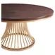 Camellia Field Warm Pecan 60" Round Dining Table