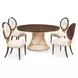 Camellia Field Warm Pecan 60" Round Dining Table