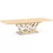 Camellia Field Caramel Extendable Rectangular Dining Room Set