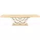Camellia Field Caramel Extendable Rectangular Dining Room Set