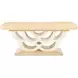 Camellia Field Caramel Extendable Rectangular Dining Room Set