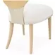 Camellia Field Cornsilk Upholstered Dining Side Chair Set of 2