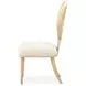 Camellia Field Cornsilk Upholstered Dining Side Chair Set of 2