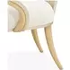 Camellia Field Cornsilk Upholstered Dining Arm Chair Set of 2