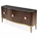 Camellia Field Warm Pecan Sideboard with Adjustable Shelves