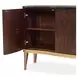 Camellia Field Warm Pecan Sideboard with Adjustable Shelves