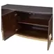 Camellia Field Warm Pecan Sideboard with Adjustable Shelves