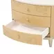 Camellia Field Caramel 3 Drawer Nightstand