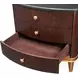 Camellia Field Warm Pecan 3 Drawer Nightstand