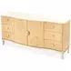 Camellia Field Caramel 6 Drawer Dresser