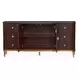 Camellia Field Warm Pecan 6 Drawer Dresser