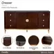 Camellia Field Warm Pecan 6 Drawer Dresser