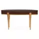 Camellia Field Warm Pecan 1 Drawer Vanity Desk