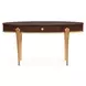 Camellia Field Pecan Upholstered Bedroom Set