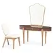 Camellia Field Warm Pecan 1 Drawer Vanity Set