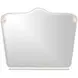 Camellia Field Champagne Gold Arched Dresser Mirror