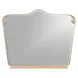 Camellia Field Warm Pecan Arch Dresser Mirror