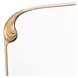 Camellia Field Warm Pecan Arch Dresser Mirror