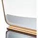 Camellia Field Warm Pecan Arch Dresser Mirror