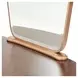 Camellia Field Antique Gold Vanity Mirror
