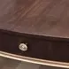 Camellia Field Warm Pecan Oval Cocktail Table