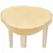 Camellia Field Caramel Free Form Chairside Table