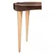 Camellia Field Warm Pecan 20" Free Form End Table