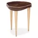 Camellia Field Warm Pecan 20" Free Form End Table
