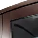 Camellia Field Warm Pecan 2 Door Display Cabinet