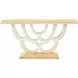 Camellia Field Caramel Rectangular Console Table