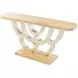 Camellia Field Caramel Rectangular Console Table