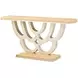 Camellia Field Caramel Rectangular Console Table