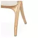 Camellia Field Antique Gold and Linen Vanity Chair