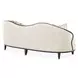 Camellia Field Linen and Warm Pecan Chenille 94" Sofa