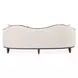 Camellia Field Linen and Warm Pecan Chenille 94" Sofa
