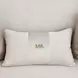 Camellia Field Linen and Warm Pecan Chenille 94" Sofa