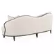 Camellia Field Linen and Warm Pecan Chenille 94" Sofa