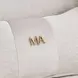 Camellia Field Linen and Warm Pecan Chenille 94" Sofa