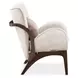 Camellia Field Warm Pecan and Porcini Accent Chair
