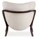 Camellia Field Warm Pecan and Porcini Accent Chair