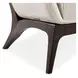 Camellia Field Warm Pecan and Porcini Accent Chair