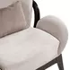Camellia Field Warm Pecan and Porcini Accent Chair