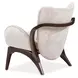 Camellia Field Warm Pecan and Porcini Accent Chair