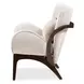 Camellia Field Warm Pecan and Porcini Accent Chair