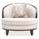 Camellia Field Warm Pecan and Porcini Matching Chair