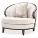 Camellia Field Warm Pecan and Porcini Matching Chair
