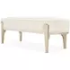 Camellia Field Cornsilk Upholstered Bed Bench