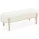 Camellia Field Cornsilk and Caramel Upholstered Panel Bedroom Set with USB Charging