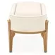 Camellia Field Pecan Upholstered Bedroom Set